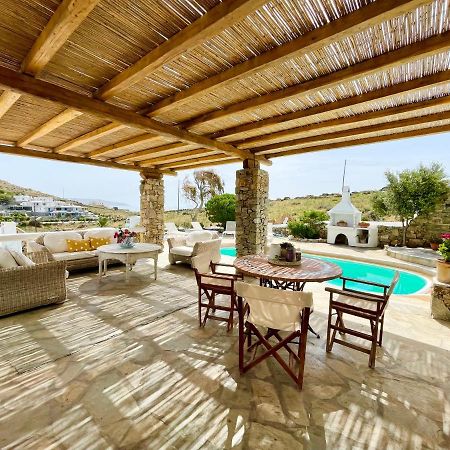 Kalafatis Private Villa Mykonos Bagian luar foto