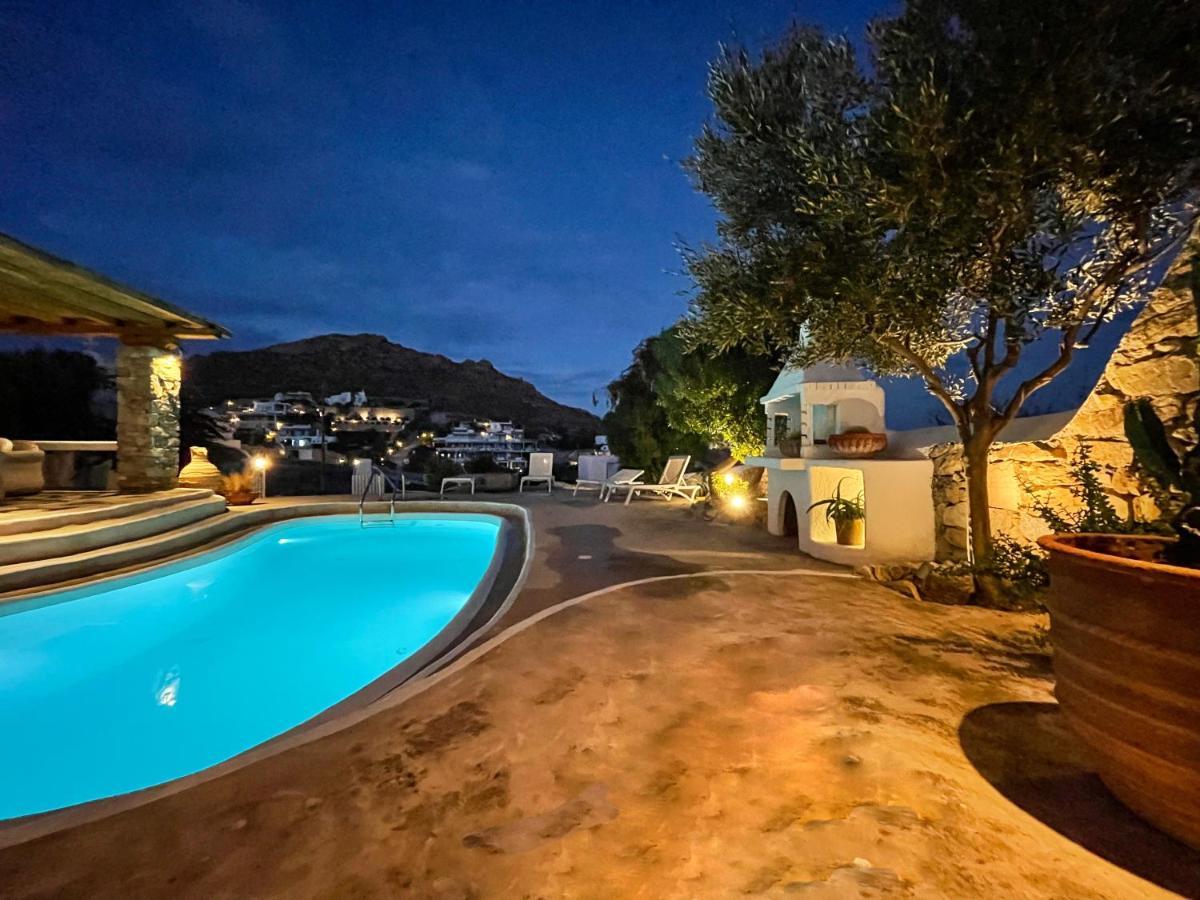 Kalafatis Private Villa Mykonos Bagian luar foto