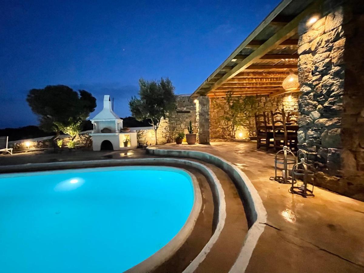 Kalafatis Private Villa Mykonos Bagian luar foto